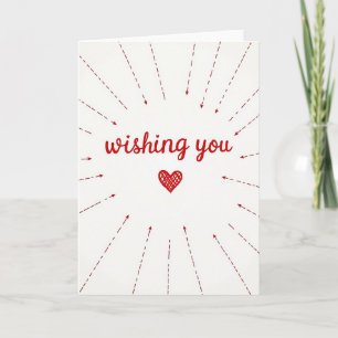 Heartfelt Rustic Wishing Card