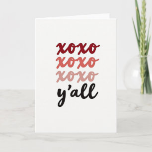 Heartfelt Script Xoxo Card