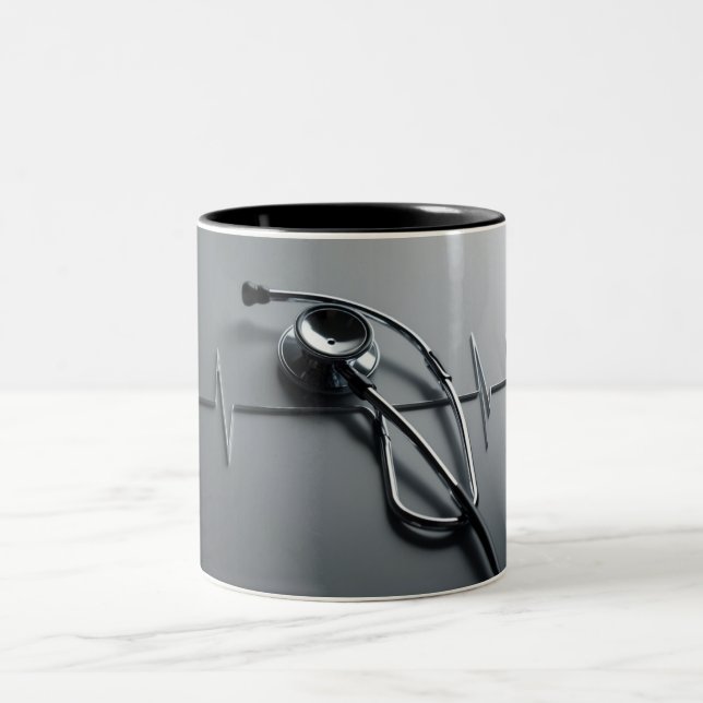 Heartfelt Sips: Stethoscope Mug for Nurses and Doc (Center)