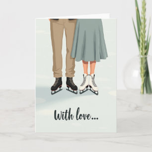 Heartfelt Skaters Love Card