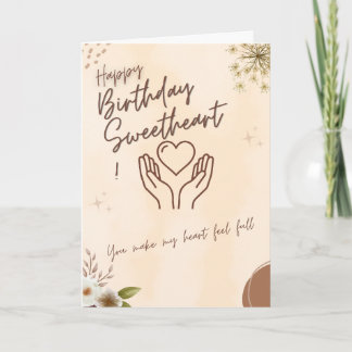 Heartfelt, Supportive Birthday card for Grandchild