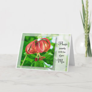 Heartfelt Sympathy on the Loss of Your Mom - Card