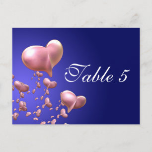 Heartfelt Table Number Card