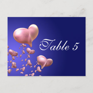 Heartfelt Table Number Card