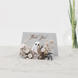 Heartfelt Thank You Card Ghost Customisable