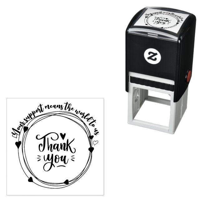 Heartfelt Thank You Stamp for Your Business (In Situ)
