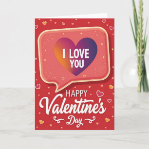 Heartfelt Valentine Love You Card