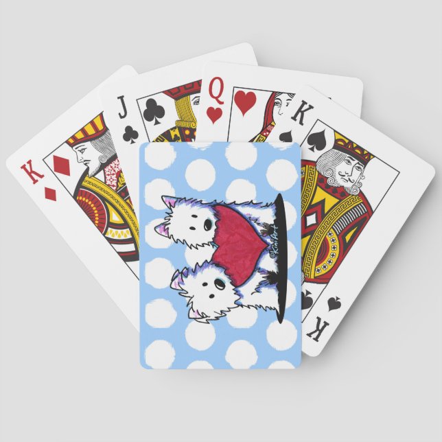 Heartfelt Westies Playing Cards (Back)