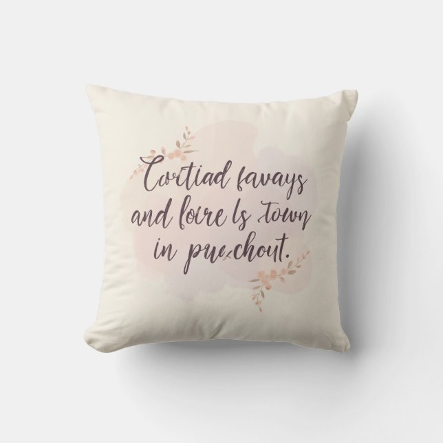Heartfelt Whispers - Inspirational Quote Cushion (Front)