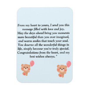 Heartfelt & Wholesosome massage for all age Magnet