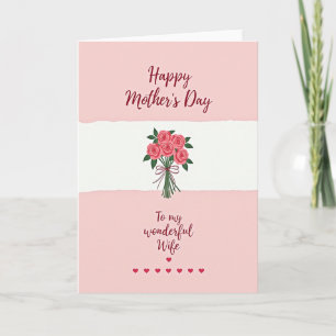 Heartfelt Wife Mothers Day Card