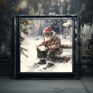  Heartfelt Wishes: African American Santa (1) Poster
