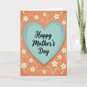 Heartfelt Wishes Mothers Day Card