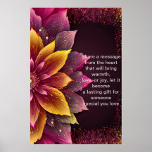 Heartfelt Words: A Personalised Gift of Love