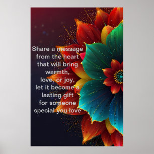 Heartfelt Words: A Personalised Gift of Love  Poster