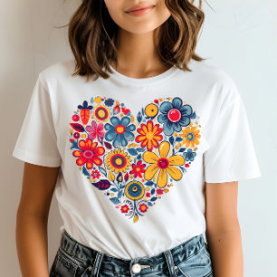 Heartful blossom T-Shirt