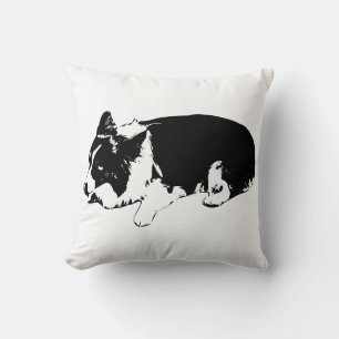 hearth curl calm, corgi cheer cushion