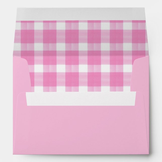 Hearthlight Notes A Little Love Gingham Envelope (Back (Bottom))