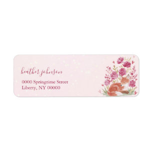 Hearthlight Notes A Little Love Romantic Winter Return Address Label