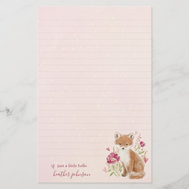 Hearthlight Notes A Little Love Romantic Winter Stationery (Front)