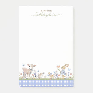 Hearthlight Notes Spring Soft Meadow Gingham