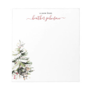 Hearthlight Notes Winter Cosy Dog Personalised