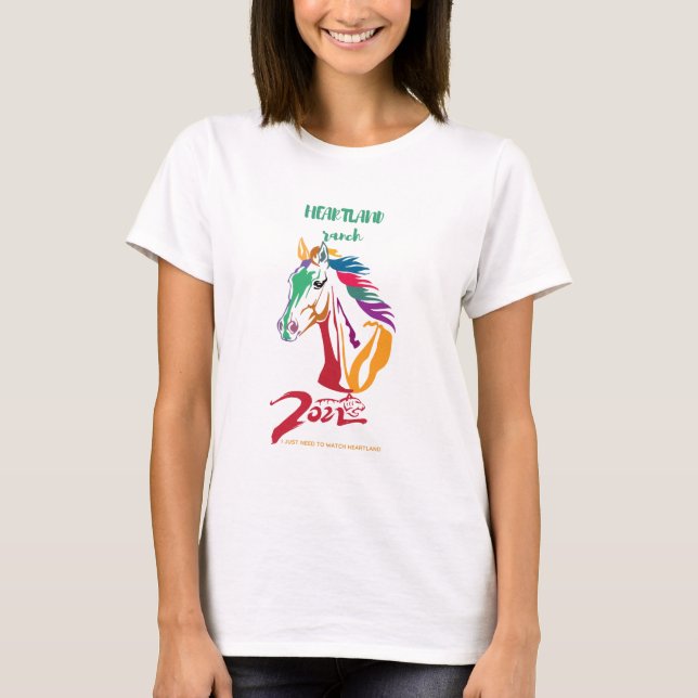  Heartland Ranch with horse 2022 T-Shirt (Front)
