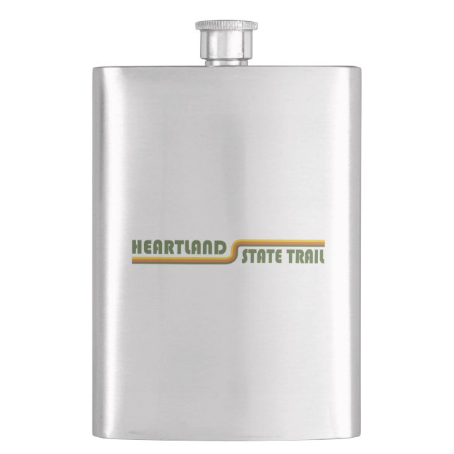 Heartland State Trail Hip Flask (Front)