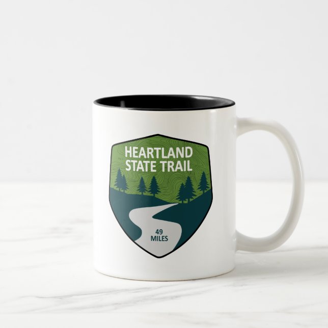 Heartland State Trail Two-Tone Coffee Mug (Right)