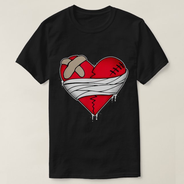 Heartless shirt, Heart broken shirt, No Love, Retr T-Shirt (Design Front)