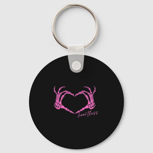 Heartless Skeleton Hands Classic Key Ring (Front)