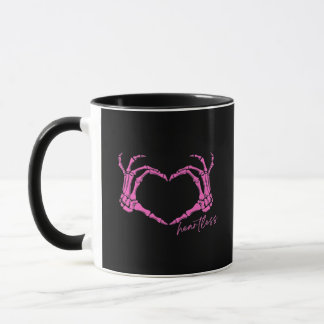 Heartless Skeleton Hands Classic Mug