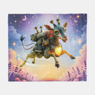 Heartlight Voyager of the Moonlit Skies.  Fleece Blanket