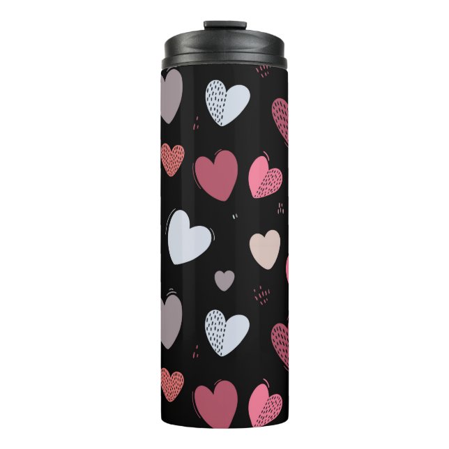 Hearts 2 thermal tumbler (Front)