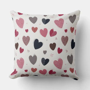 Hearts 3 cushion