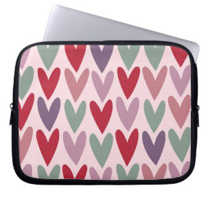 Hearts 5 laptop sleeve