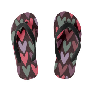 Hearts 6 kid's thongs