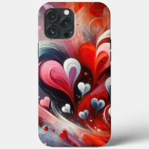 Hearts Abstract iPhone / iPad case
