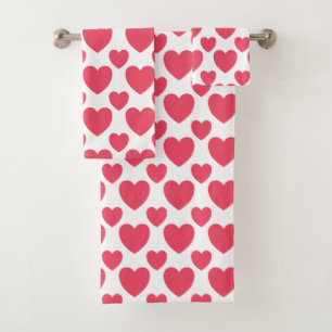 Hearts Aglow Bath Towel Set