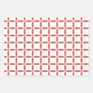 Hearts Aligned Wrapping Paper Sheet