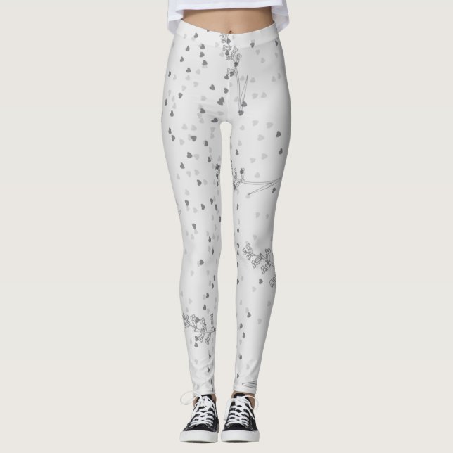 HEARTS AND BRANCHES LEGGINGS (Front)