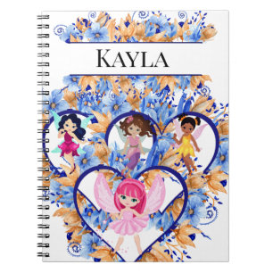 Hearts and Fairies Notebook