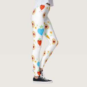 Hearts And Flowers Leggings