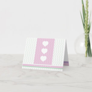 Hearts and Flowers Notecard - multipurpose