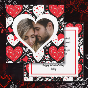 Hearts and Flowers Photo Valentine's Day