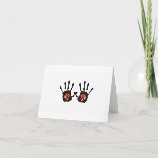 Hearts and Hands Card (Front)