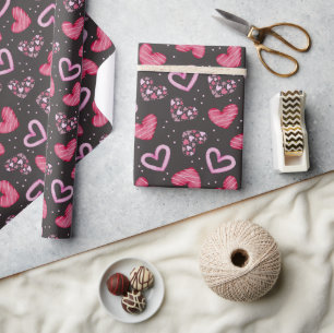 Hearts and Love  Wrapping Paper