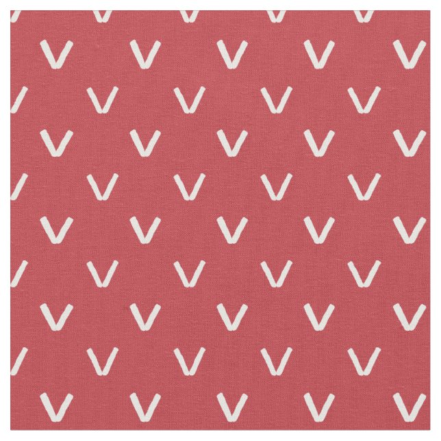 Hearts and Red Roses Faux Knitting Fabric (Close Up)