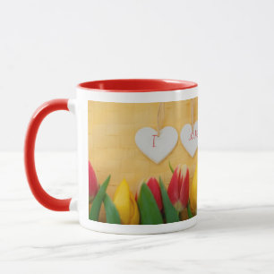 Hearts and Tulips Mug