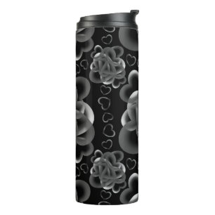 Hearts Aplenty Pattern Thermal Tumbler